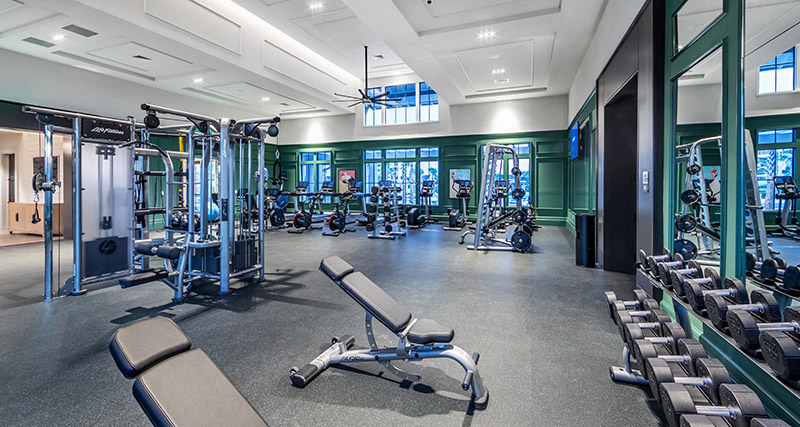 The state-of-the-art Wellness Center